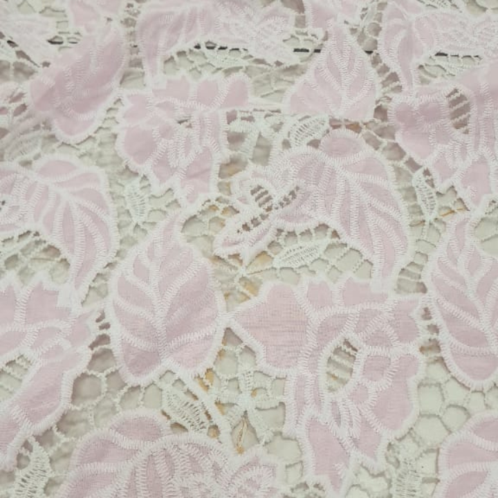 Cotton Cutwork Embroidery - Fabric