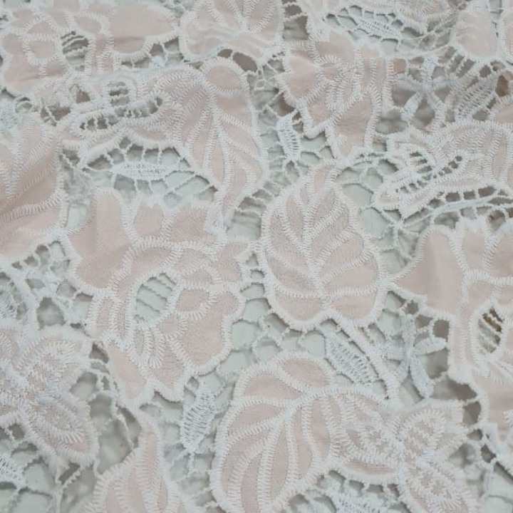 Cotton Cutwork Embroidery - Fabric