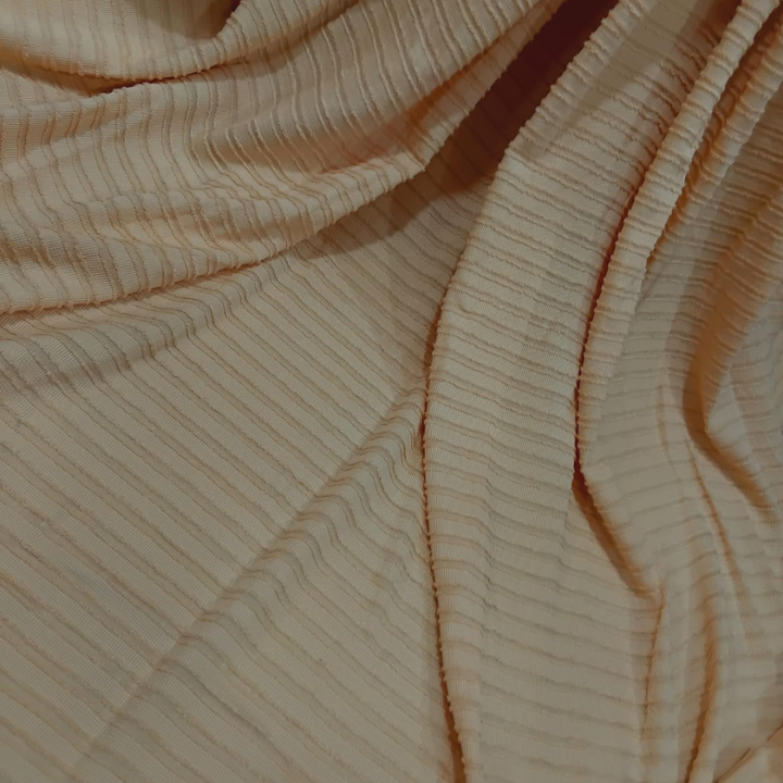 Cotton Self Striped Textured Fabric Big Width