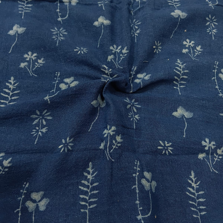 Premium Printed Linen Fabric 44 Inch Width Lightweight Apparel Material