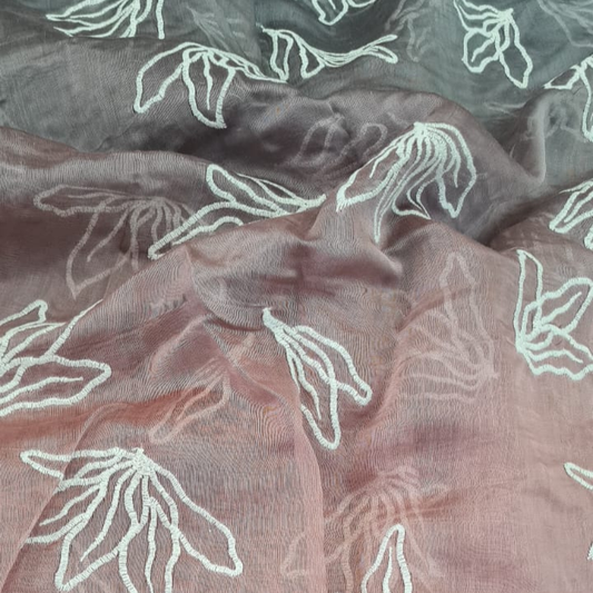 Mul Chanderi Embroidery