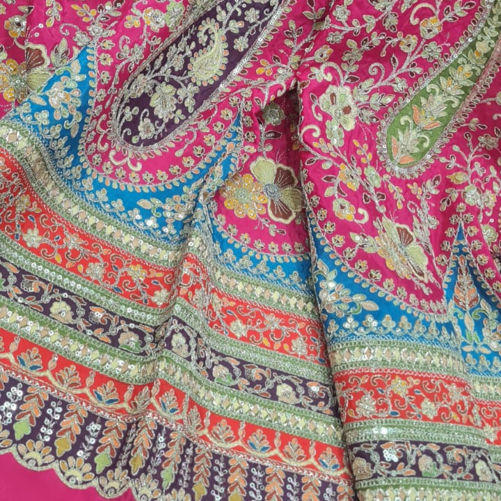 Luxury Crepe Embroidery