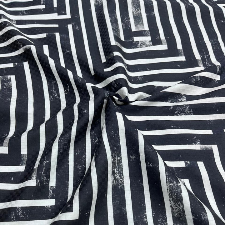 Premium Big Wide Cotton Dobby Textured Print Fabric