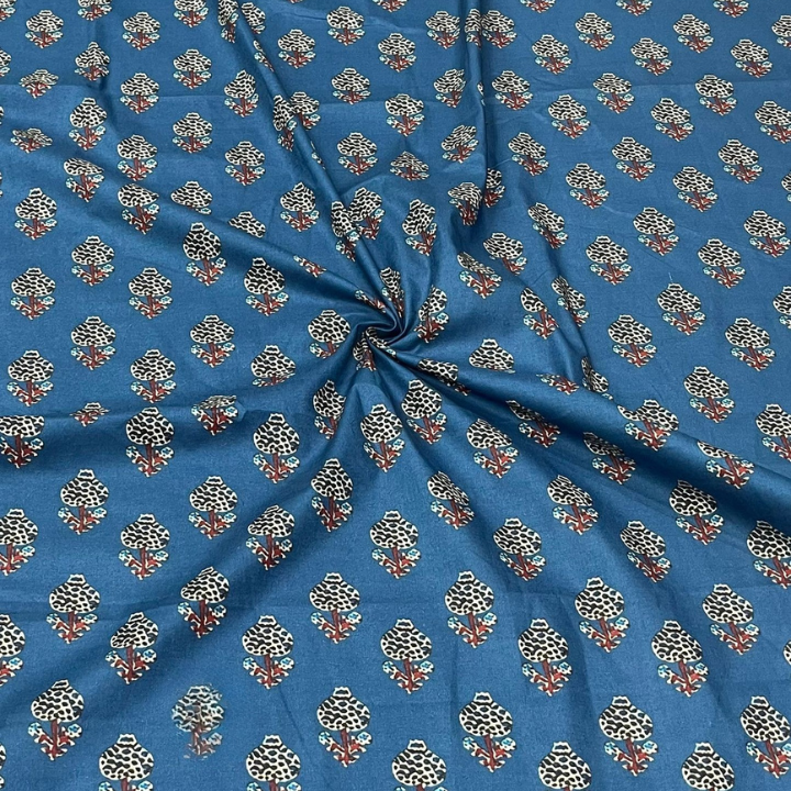 Mini Butta Cotton Cambric Digital Floral Print Fabric 44 Width