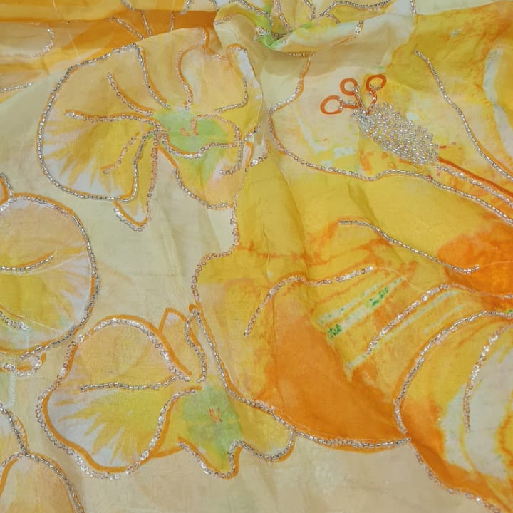 Premium Organza Embroidery Cutdana