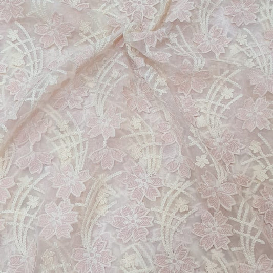 Floral Cascade Organza