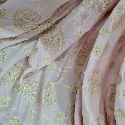 Cotton Embroidered Fabric