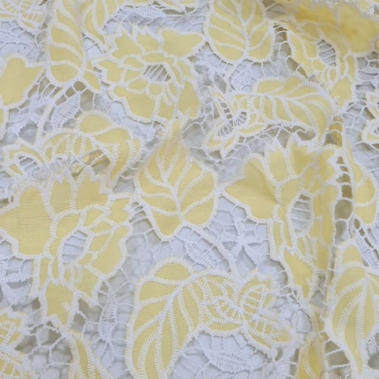 Cotton Cutwork Embroidery - Fabric