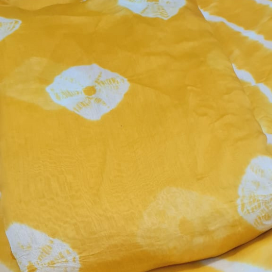Pure Mul Cotton Chanderi Fabric