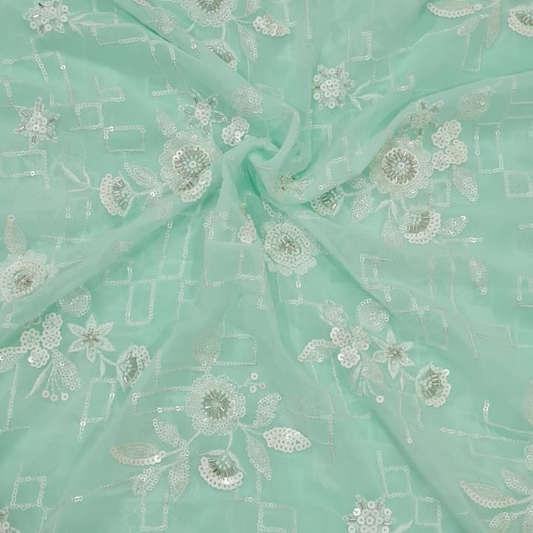Georgette Embroidery Fabric