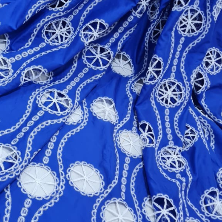 Shaded Crepe Cutwork Fabric
