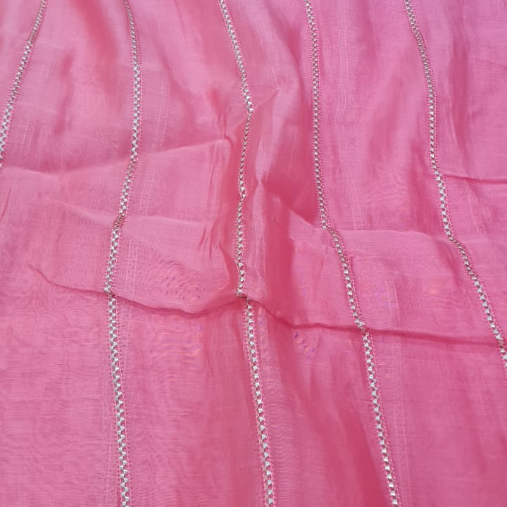 Multicolor Cotton Fabric GOTA PATTI