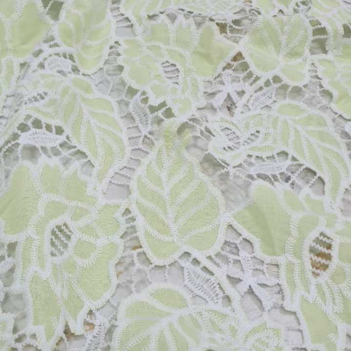 Cotton Cutwork Embroidery - Fabric