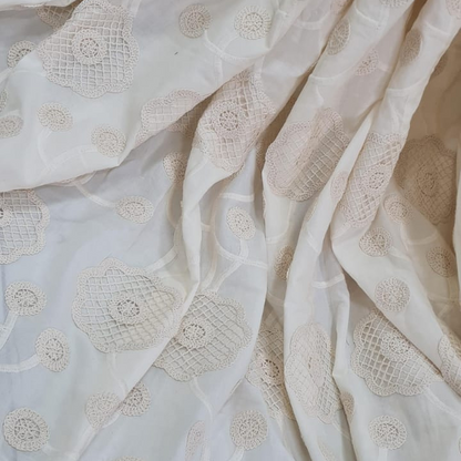 Cotton Embroidered Fabric