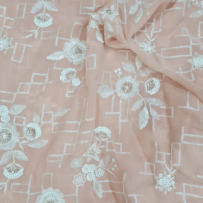 Georgette Embroidery Fabric