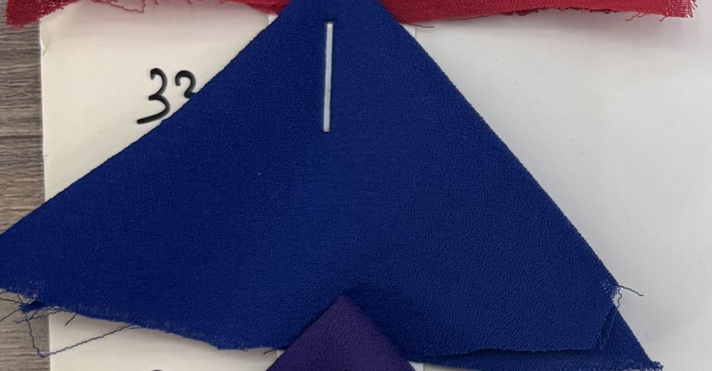 Royal Georgette Shade Card