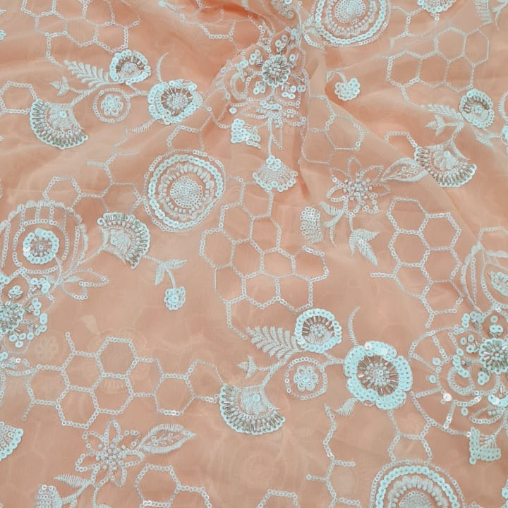 Georgette Embroidery Fabric