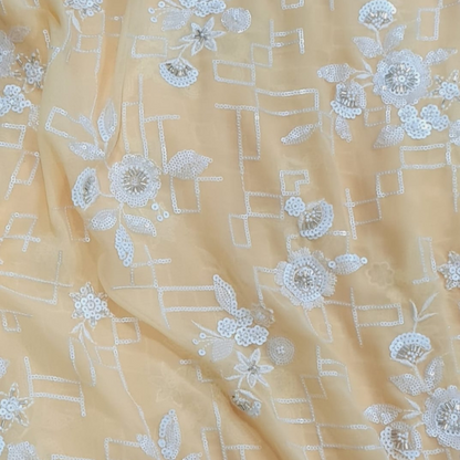 Georgette Embroidery Fabric