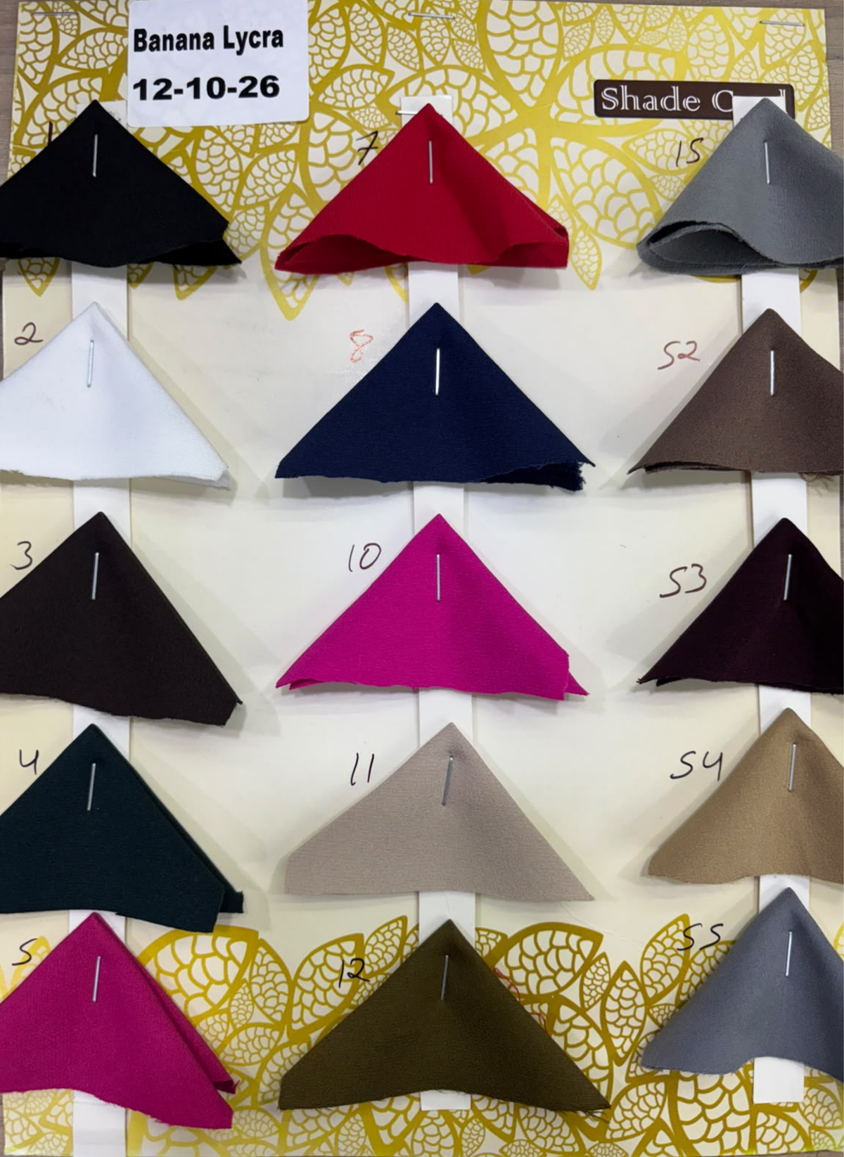 Banana Lycra Fabric Big Width