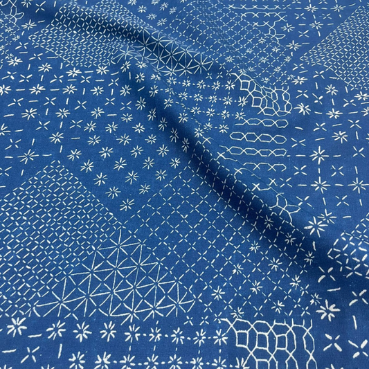 Belgium Linen Geometric Prints Big Width