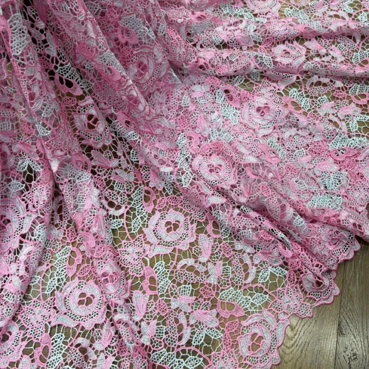 Luxury Textured Croatia Floral Fabrics Big Width