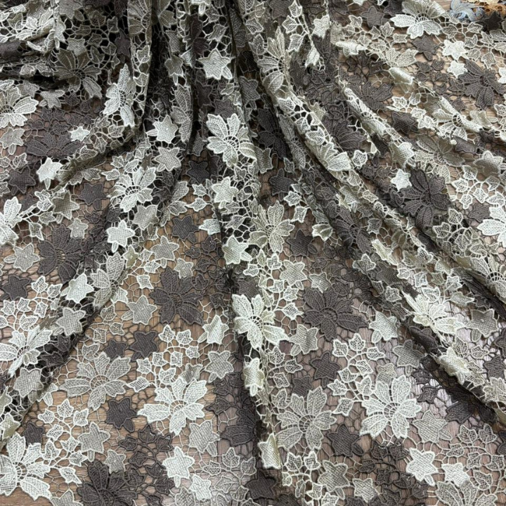 Luxury Textured Croatia Floral Fabrics Big Width