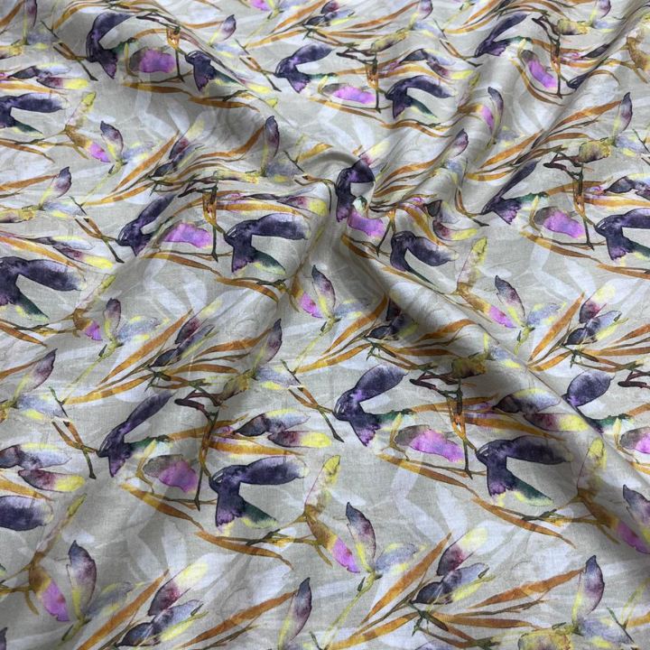 High Quality Big Width Cambric Cotton Prints Soft & Breathable Fabric