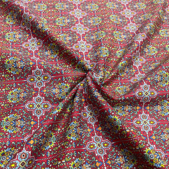 High Quality Big Width Cambric Cotton Prints Soft & Breathable Fabric