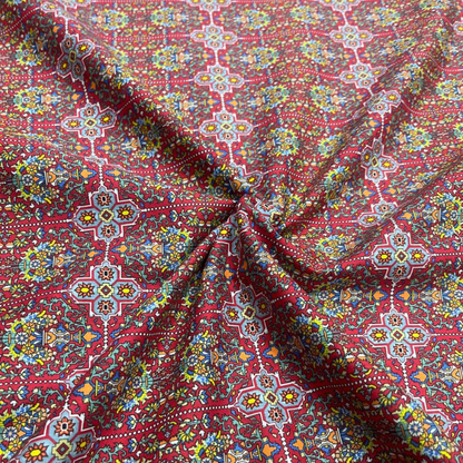 High Quality Big Width Cambric Cotton Prints Soft & Breathable Fabric