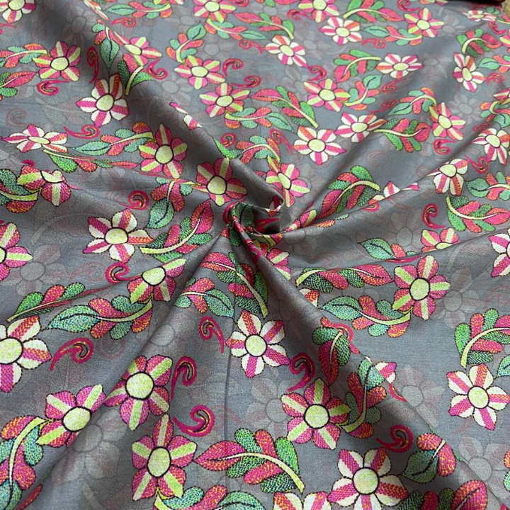 High Quality Big Width Cambric Cotton Prints Soft & Breathable Fabric