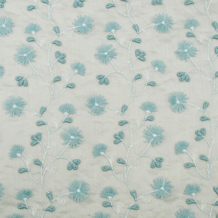 Chanderi Embroidery Fabric