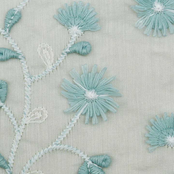 Chanderi Embroidery Fabric