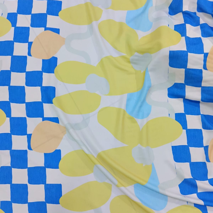 Designer Grade Big Width Printed Linen