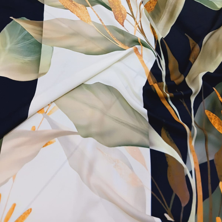 Designer Grade Big Width Printed Linen