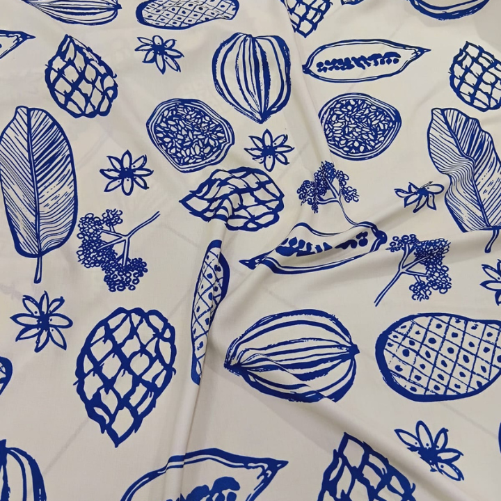 Designer Grade Big Width Printed Linen