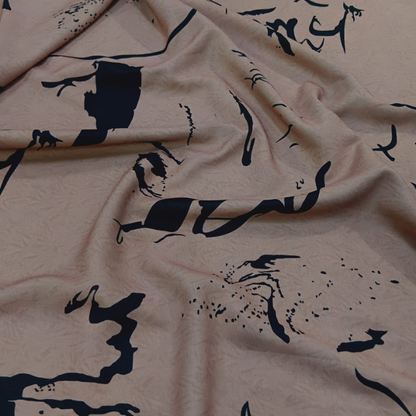 Designer Grade Big Width Printed Linen