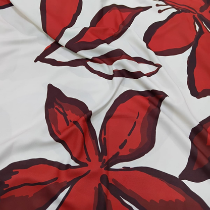 Premium Big Width Linen Print Fabric