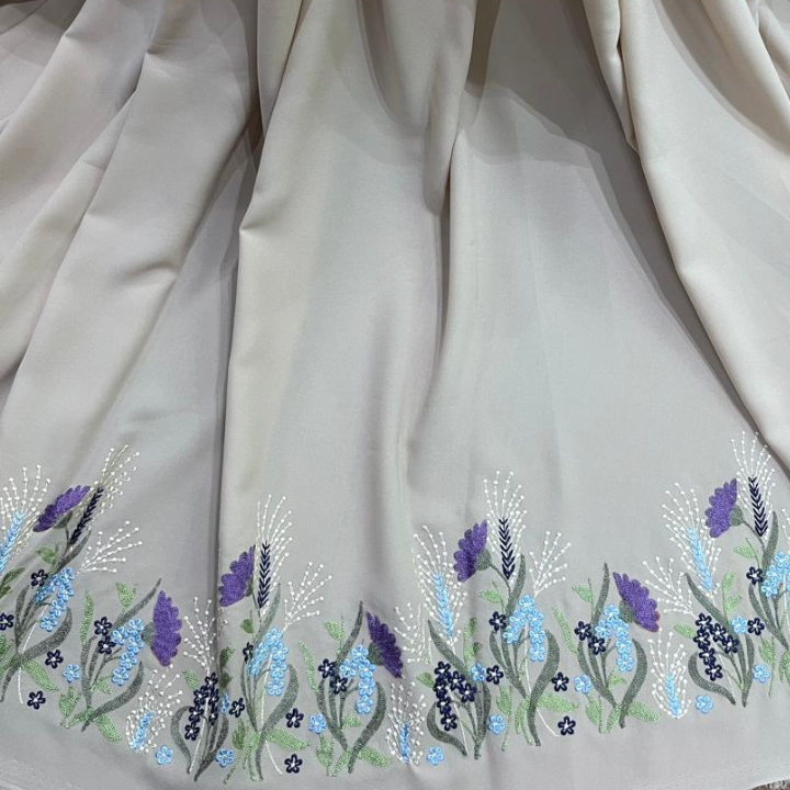 Lycra georgette Embroidery