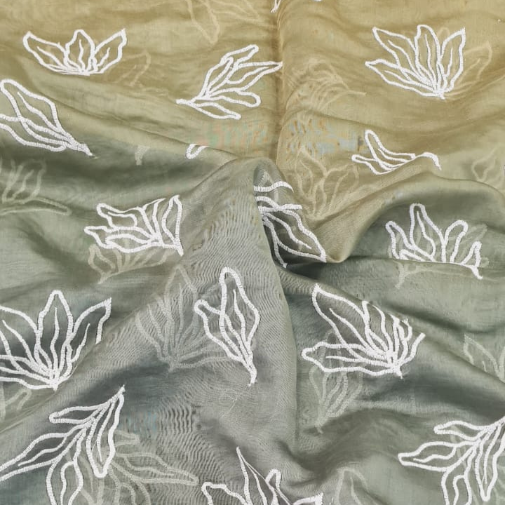 Mul Chanderi Embroidery