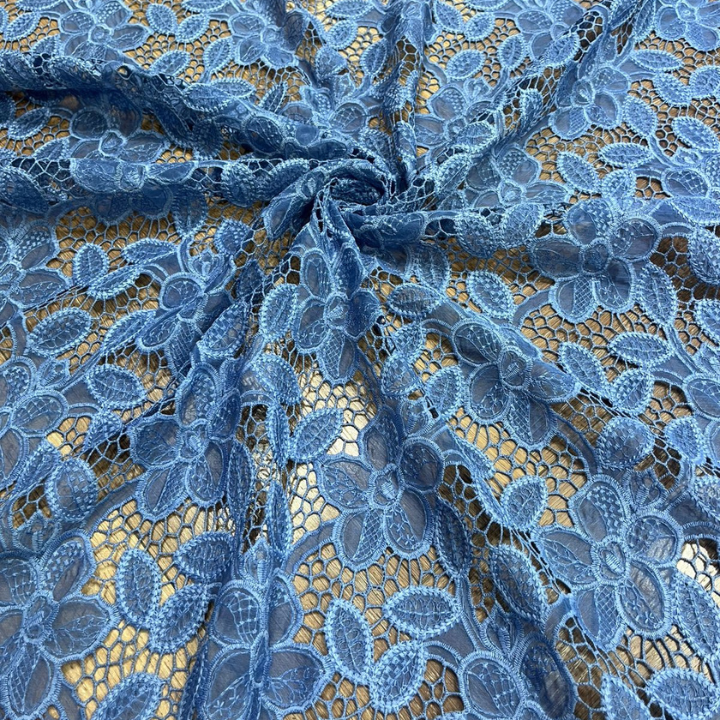 Floral Croatia Organza Fabrics Big Width