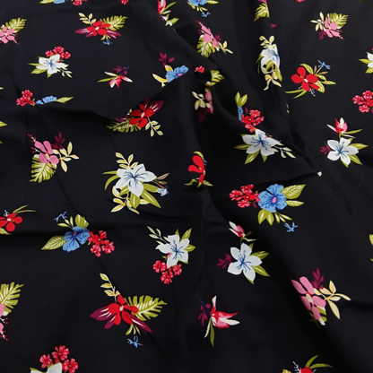 Rayon Multi Designs Floral Prints Big Width