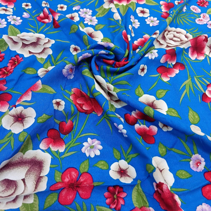 Rayon Multi Designs Floral Prints Big Width