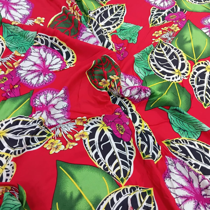 Rayon Multi Designs Floral Prints Big Width