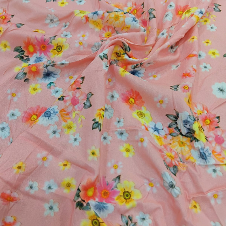 Rayon Multi Designs Floral Prints Big Width