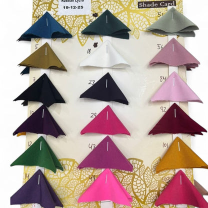 Premium Russian Lycra Shade Card