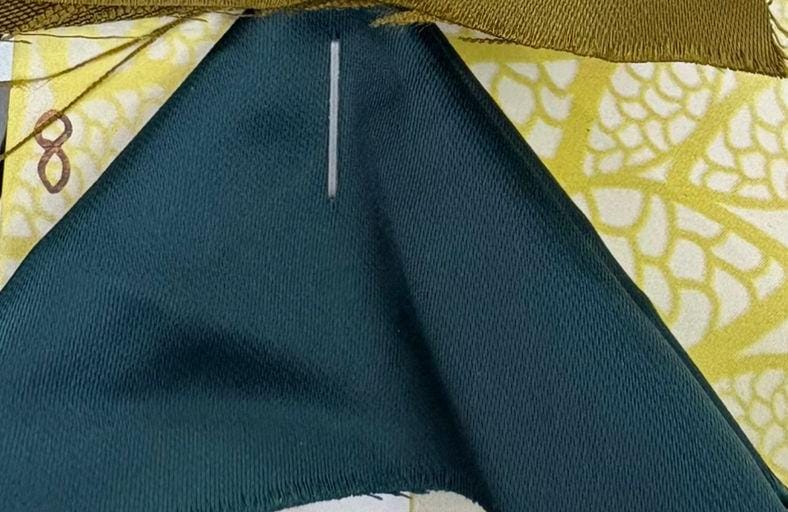 Premium Twist Satin Shade Card High Luster Solid Pattern