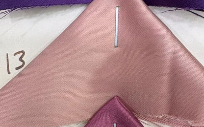 Premium Twist Satin Shade Card High Luster Solid Pattern