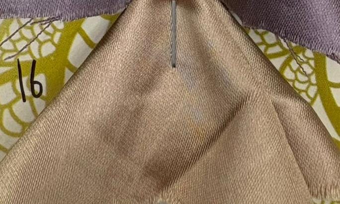 Premium Twist Satin Shade Card High Luster Solid Pattern