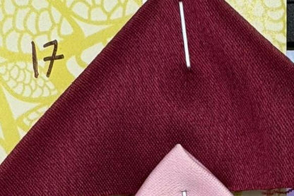 Premium Twist Satin Shade Card High Luster Solid Pattern