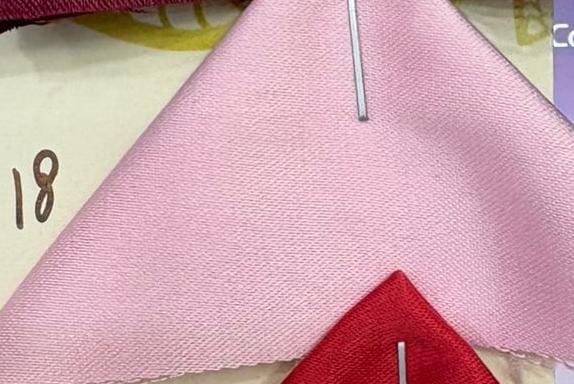 Premium Twist Satin Shade Card High Luster Solid Pattern